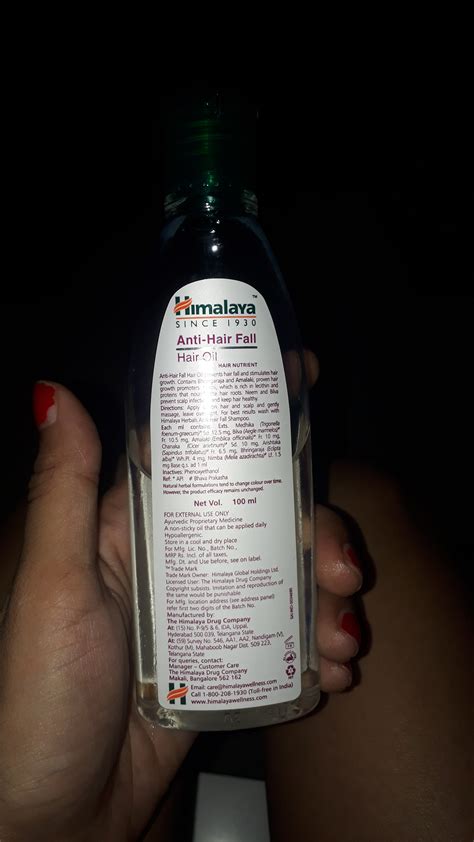 M manal with a clear vision to introduce ayurveda to. Himalaya Herbals Anti-Hair Fall Hair Oil Reviews ...