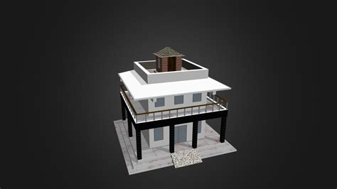 House Low Poly Game Ready 3d Model By Hardsurface3d A027a4a