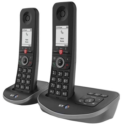 Bt Advanced Dect Phones With Call Blocking And Answer Machine Twin