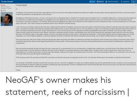 Share 33 The State Of Neogaf View First Unread Subscribe Tweet Evilore
