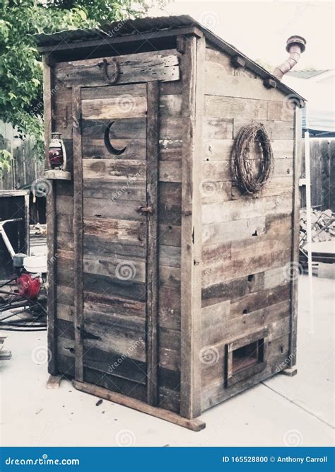 Rustic Outhouse Shed Stock Photo Image Of Western Rustic 165528800