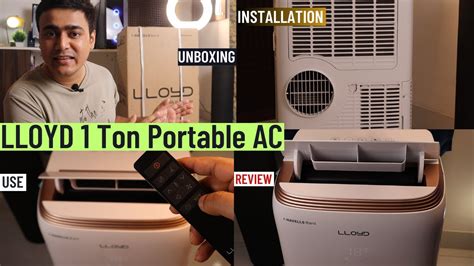 Lloyd Portable Air Conditioner Unboxing Installation Use Review