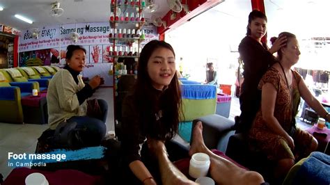 Foot Massage In Cambodia YouTube