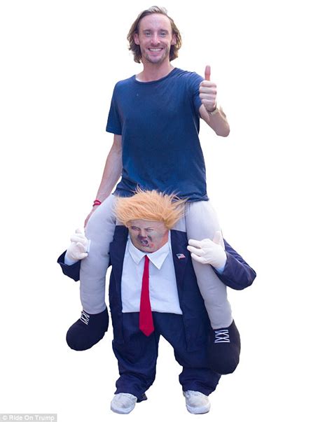 Instagram Account F KJerry Create Ride On Trump Costume Daily Mail