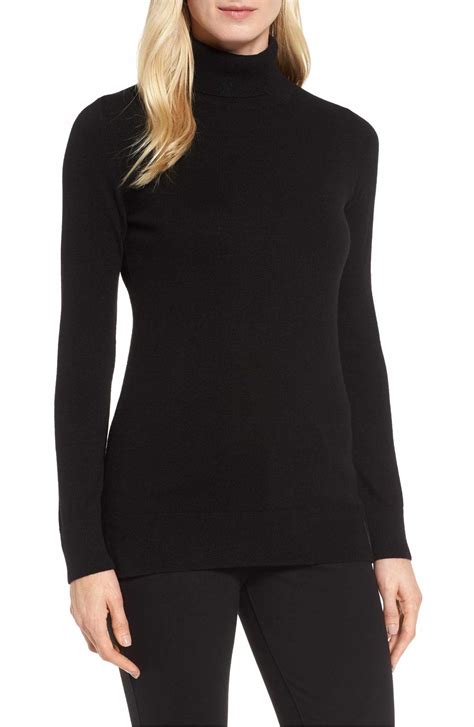 nordstrom signature turtleneck cashmere sweater nordstrom cashmere sweater fashion black