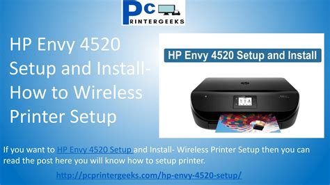 Hp Envy 4520 Setup And Install How To Wireless Printer Setup By Chris
