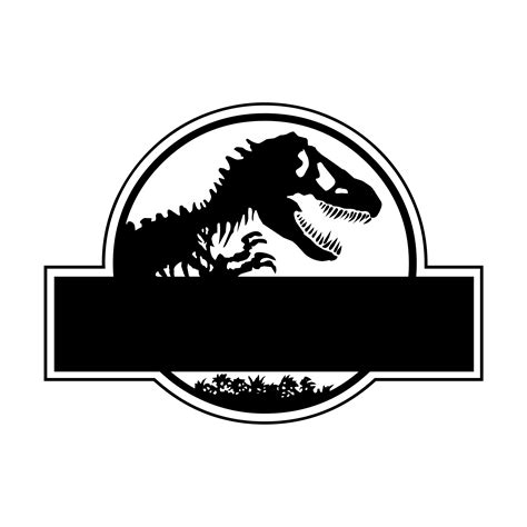 Jurassic Park Logo Svg Dinosaur Svg Jurassic Park Template Inspire Uplift