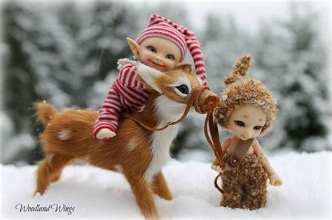 Autumn And Foster In The Snow Fairy Dolls Christmas Dolls Baby Fairy