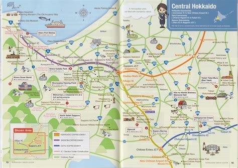 Map of hokkaido japan in english. Otaru Style: Hokkaido Drive Guide★