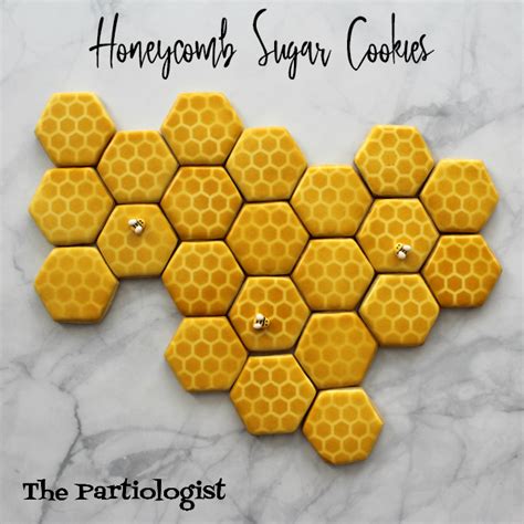 The Partiologist Honeycomb Cookies