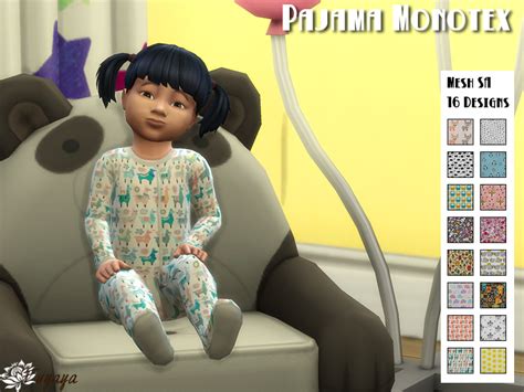 My Sims 4 Blog Pajamas For Toddlers By Fuyaya