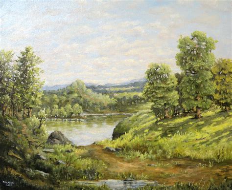 The Dream Of The Lake Painting By Thomas Kearon Fine Art America