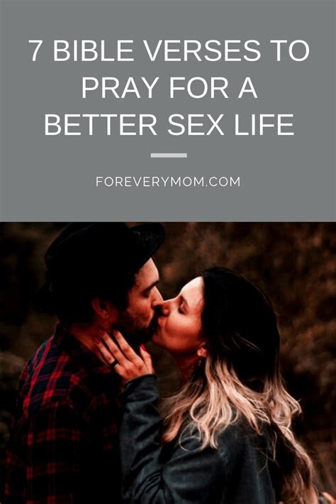 Bible Verses To Pray For A Better Sex Life