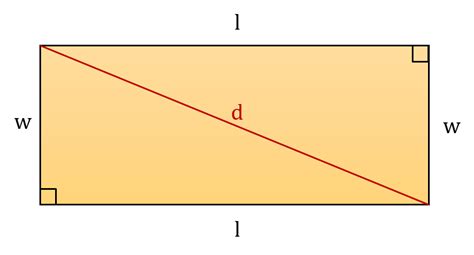 How To Find The Length Of A Rectangle Diagonal