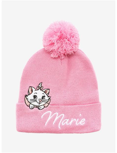Disney The Aristocats Marie Youth Pom Cuff Beanie Boxlunch Exclusive