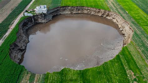 Mexico Sinkhole Update Massive Sinkhole Now Larger Than Football Field