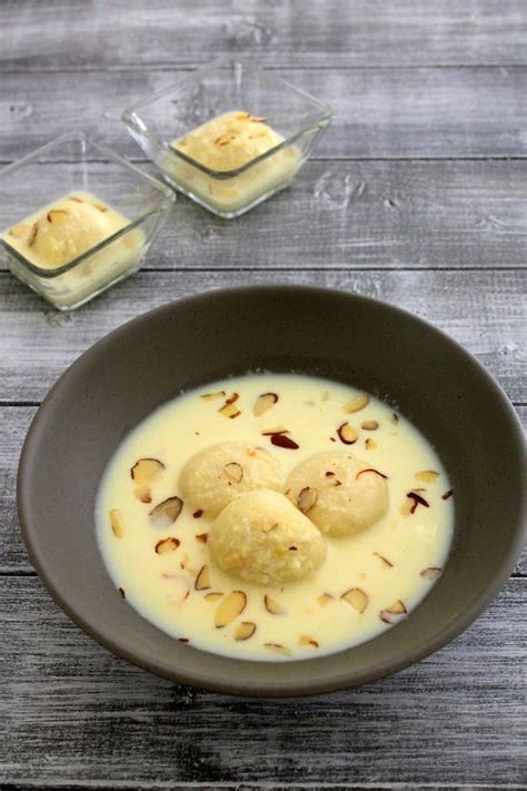 Rasmalai Recipe Spongy Rasgullas Soaked In Rich Sweet Thickened Saffron Flavored Milk At