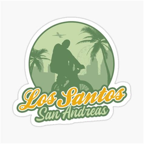 Los Santos Sticker For Sale By Highstakes Redbubble