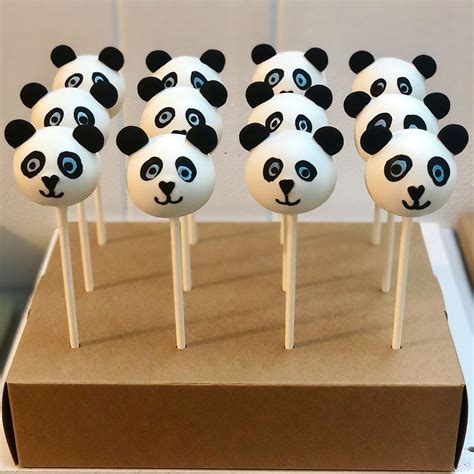 Panda Cake Pops Panda Cakes Panda Bear Cake Cake Pops
