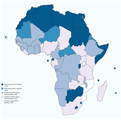 Countries Of Africa By Ethnic Homogeneity Oc R Mapporn