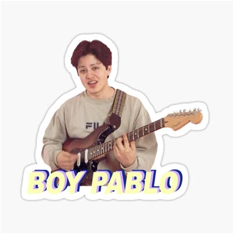 Boy Pablo Stickers Redbubble