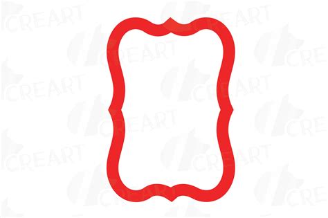 Classic Red Frames Printable Christmas Borders Clip Art Pac