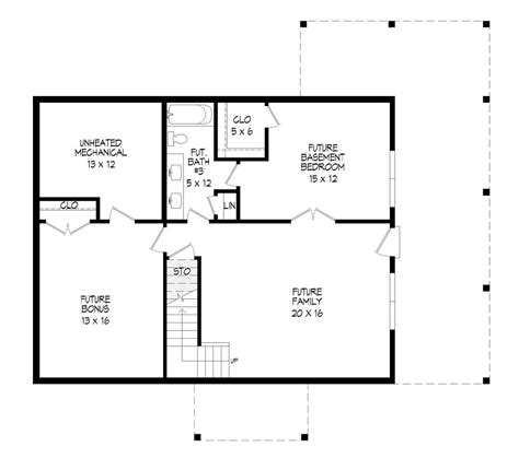 Modern Style House Plan 3 Beds 2 Baths 1600 Sqft Plan 932 585