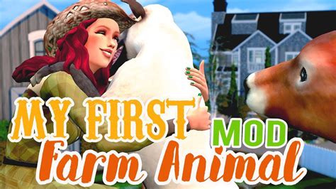Sims Granjers Y Animales De Granja🐮 My First Farm Animal Mod