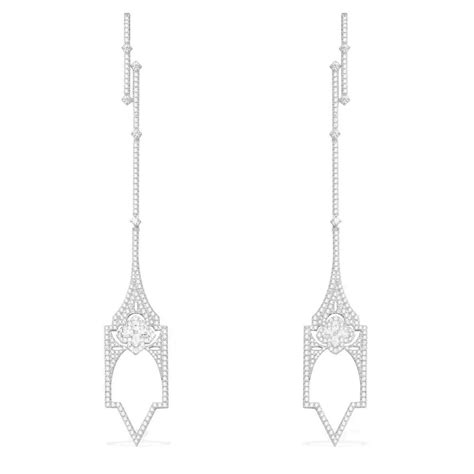 Silver Dropping Earrings Limited Edition Fashion Apm Monaco
