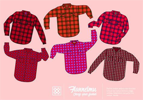 Free Red Flannel Shirt Vector Collection 140853 Vector Art At Vecteezy
