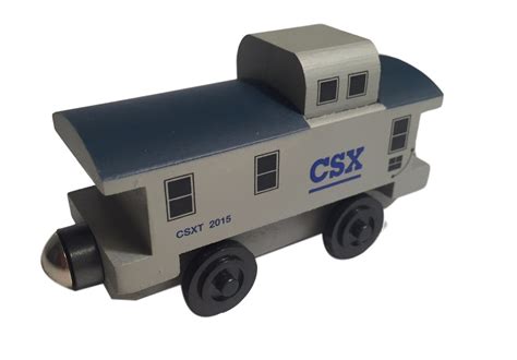 Csx Caboose The Whittle Shortline Railroad Wooden Toy Trains