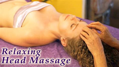 Relaxation Massage Therapy Techniques Head Upper Body And Scalp By