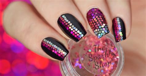 Simply Nailogical Pink Holo Glitter Placement Glitters So Tiny Tho