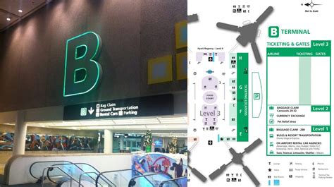 Terminal B Orlando Airport Map Mco