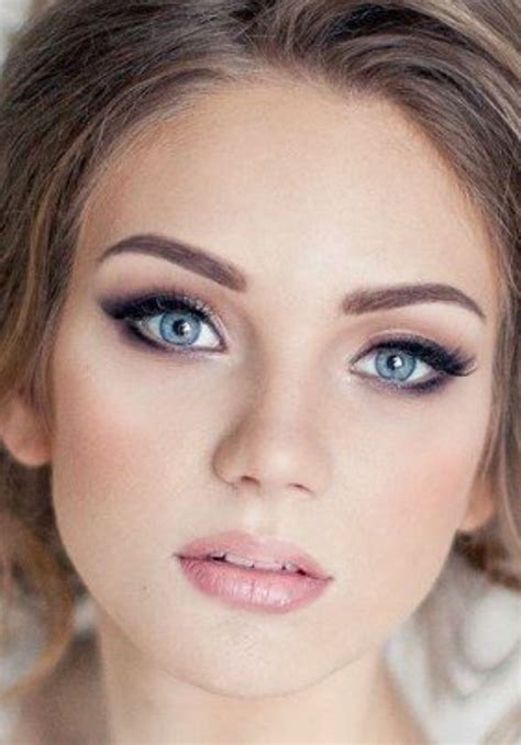 Simple Bridal Makeup Wedding Makeup For Blue Eyes Bridal Makeup