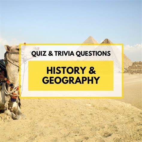 History And Geography Quiz And Trivia Geography Trivia Geography