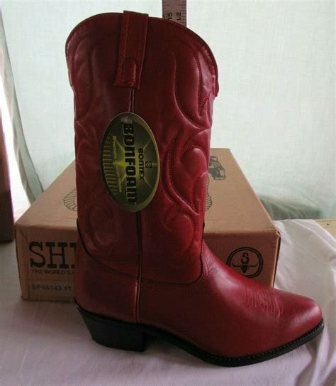 Urban Cowboy Bright Colors Sheplers Cowboy Boots For Men Size 11 D New