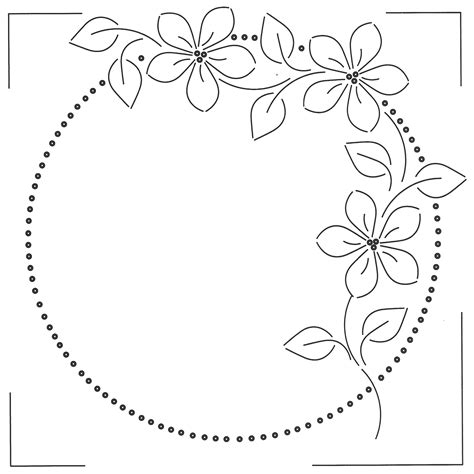 Molde Para Bordar D14 Embroidery Flowers Pattern Hand Embroidery