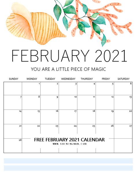 The word and excel are the perfect editable the streamlined calendar design features minimal borders, which gives the calendar a clean and crisp look when printed. FREE Printable February 2021 Calendar: 12 Awesome Designs!