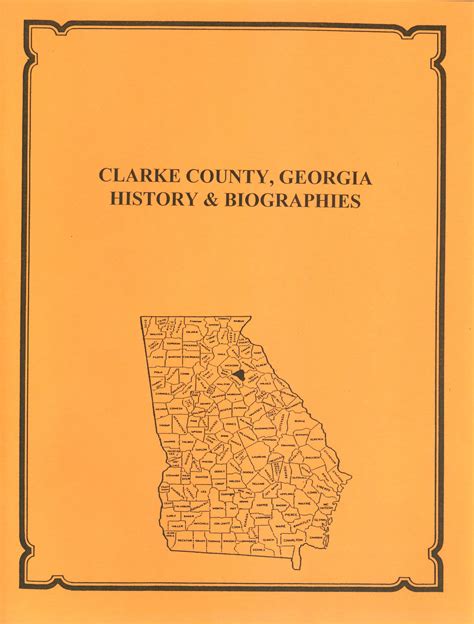 Clarke County Georgia Biographies Mountain Press And Southern