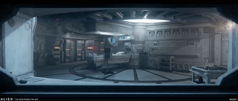 Artstation Alien The Nostromo Fan Art Ian Stewart Fan Art Sci