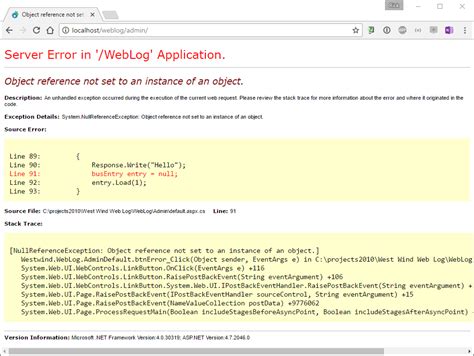 How Do I Show Asp Net Error Details In Microsoft Edge Stack Overflow