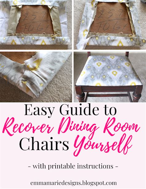 How To Recover A Chair Seat Cushion Recovering Chairs Diy Chair