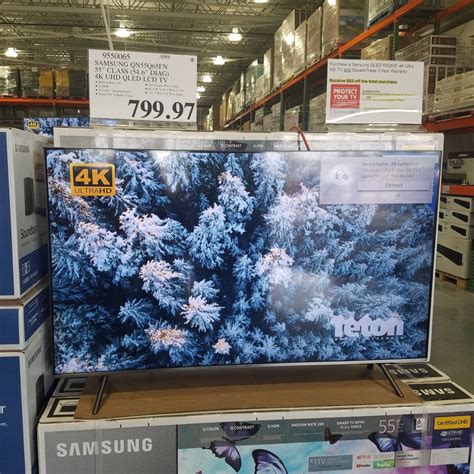 The best samsung tv we've tested is the samsung qn90a qled. Samsung 55" 4K UHD QLED LCD TV | Costco97.com