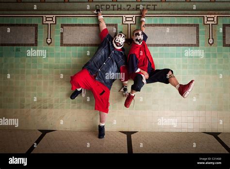 Violent J And Shaggy 2 Dope Of Insane Clown Posse Pose For Pictures