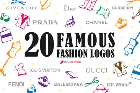 20 Famous Fashion Logos Brandcrowd Blog