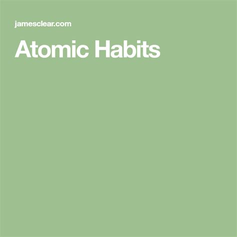 Atomic Habits Habits Habit Stacking Learning