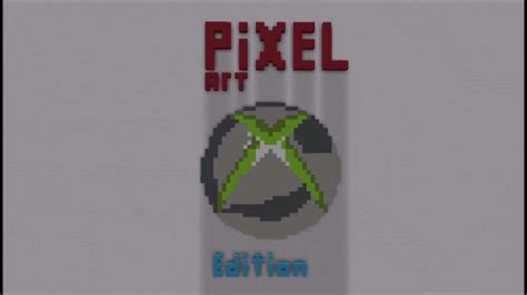 Pixel Art Xbox Edition Canvas Timelapse Build Youtube