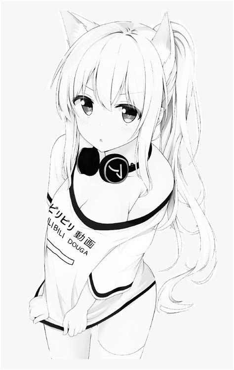 Anime Ecchi Png Cute Anime Girls With Headphones