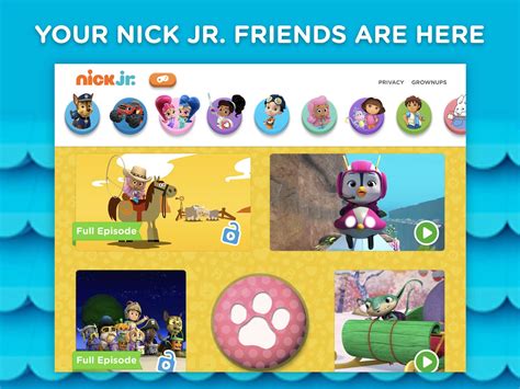 Nick Jr App Shows